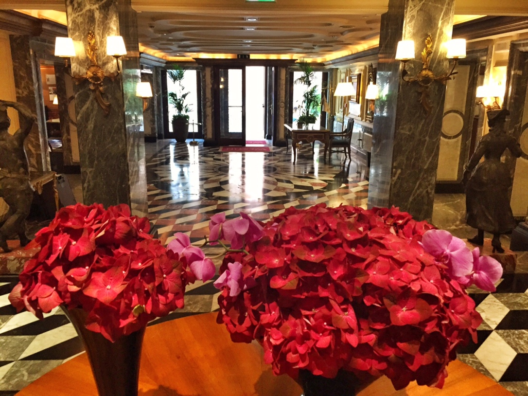 Westin Regina lobby flowers